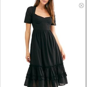 Frances Tie Back Midi Dress Free people